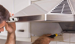 установка вытяжки